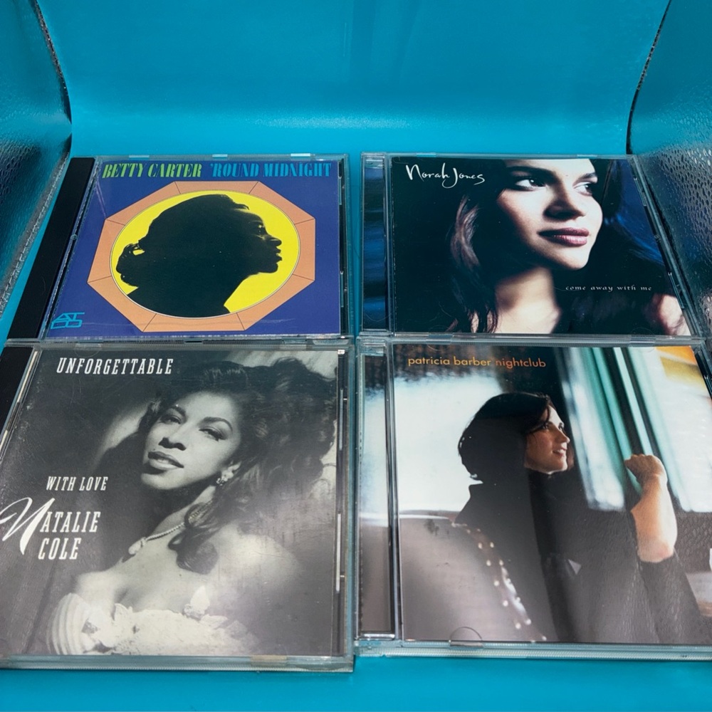 Female Jazz Vocal CD Lot-Norah Jones, Natalie Cole, Patricia Barber Betty Carter